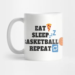 Eat Sleep Basketball Repeat 2 Mug